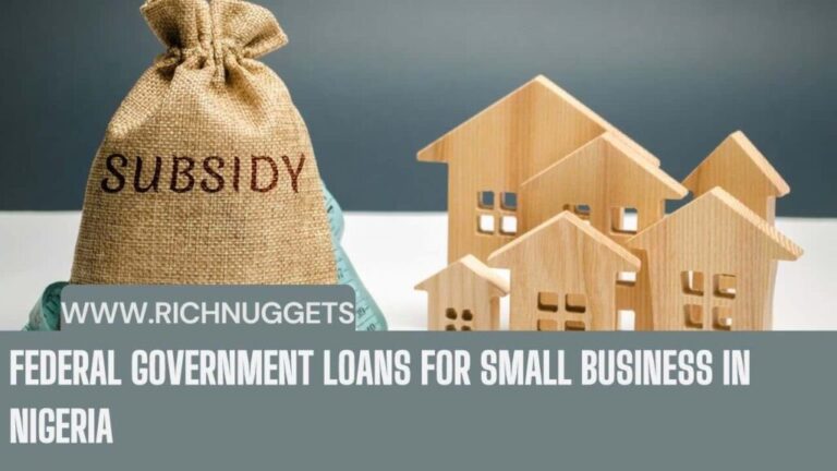Federal Government Loans for Small Business in Nigeria