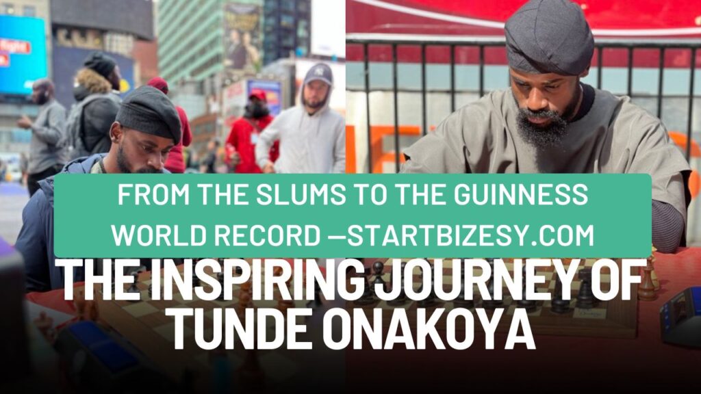 From the Slums to the Guinness World Record: The Inspiring Journey of Tunde Onakoya